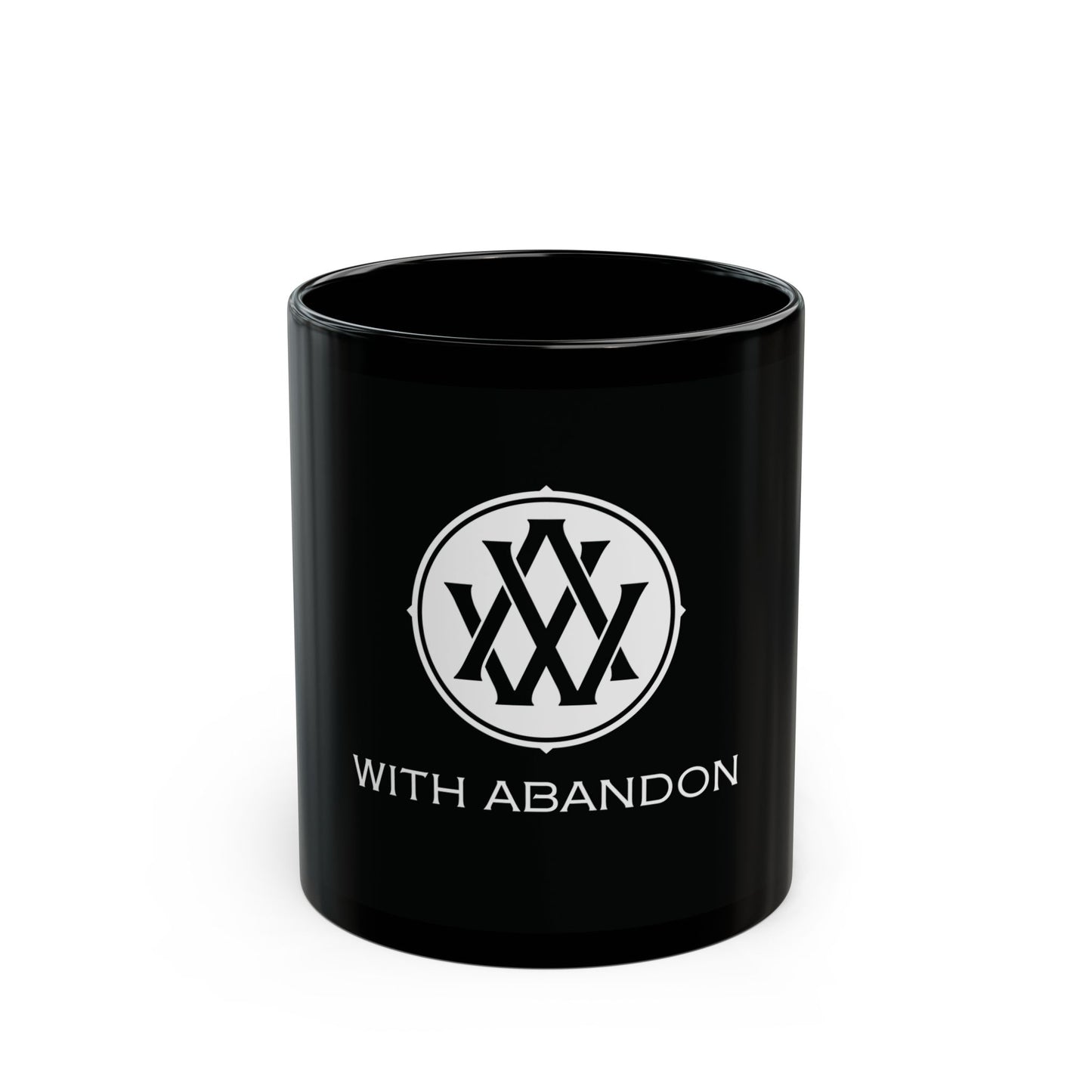 With Abandon - Black Mug (11oz, 15oz)