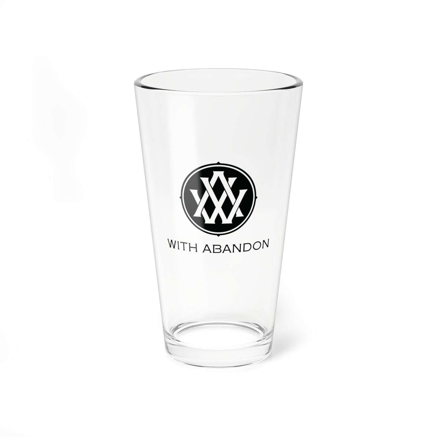With Abandon - Mixing Glass, 16oz