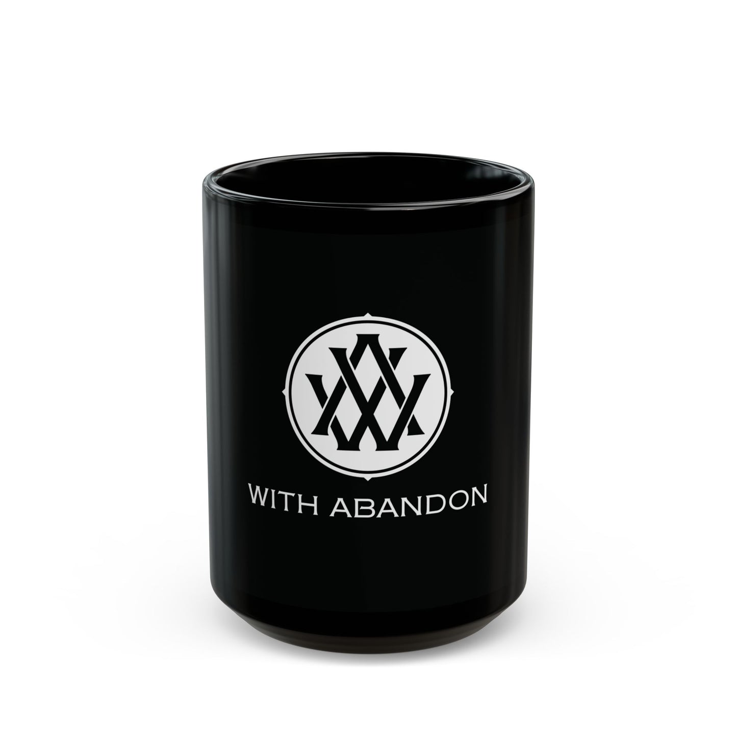 With Abandon - Black Mug (11oz, 15oz)