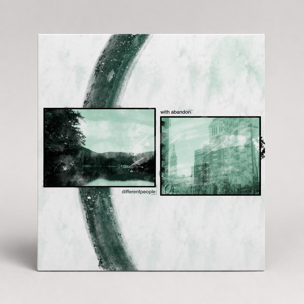 With Abandon / differentpeople - Split (Vinyl EP)